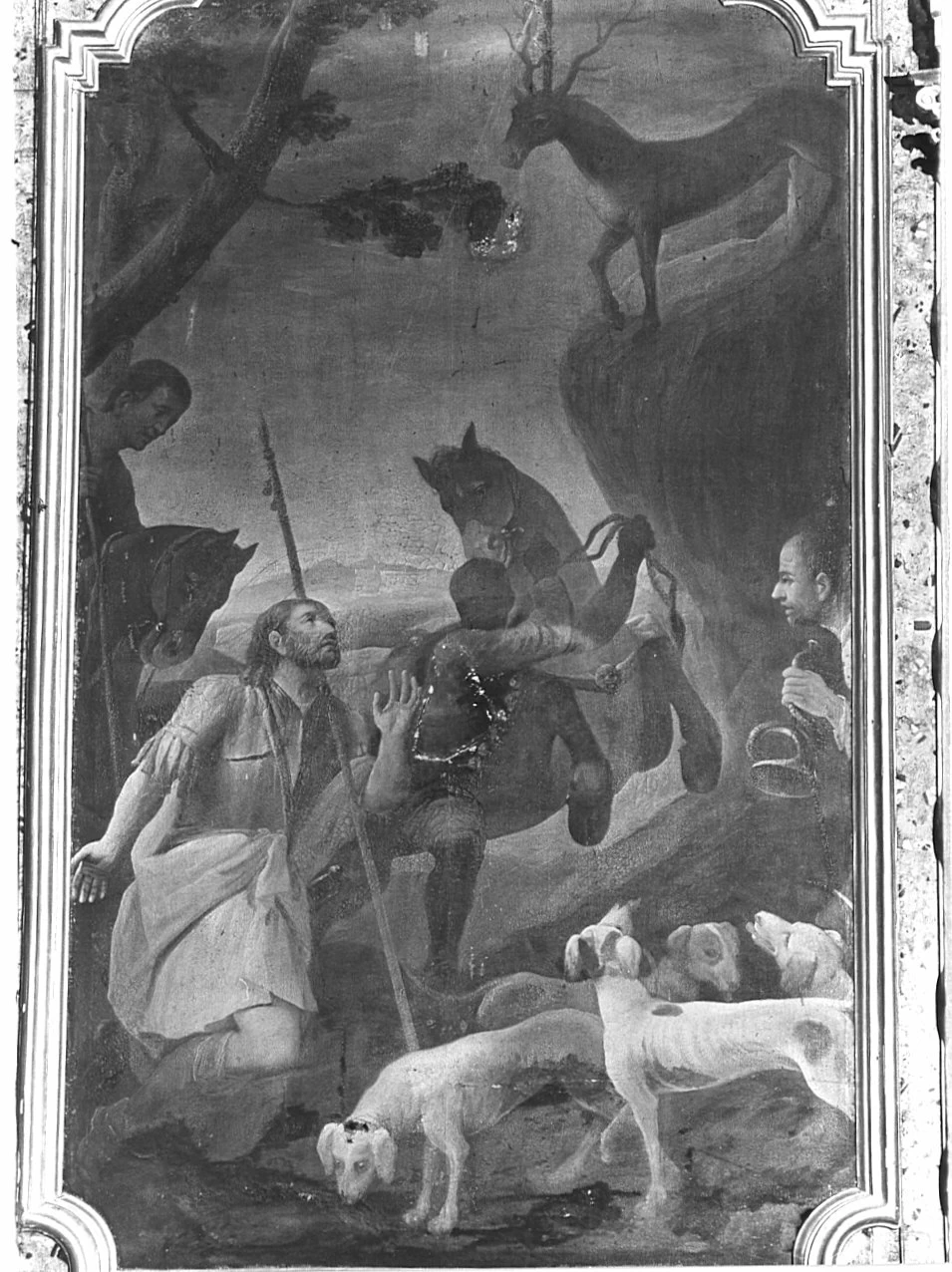 Sant'Eustachio rifiuta di offrire sacrifici agl'idoli - Schilpario, Bergamo